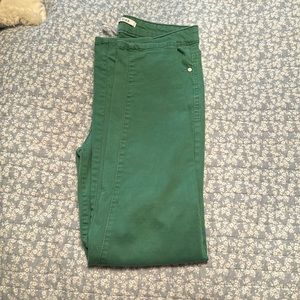 Green celebrity Pink jeans
